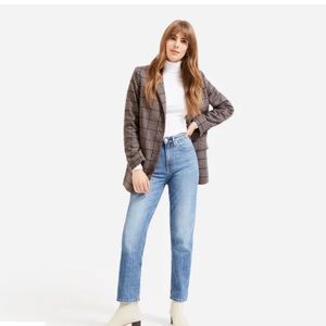Everlane light wash straight leg jeans, 26